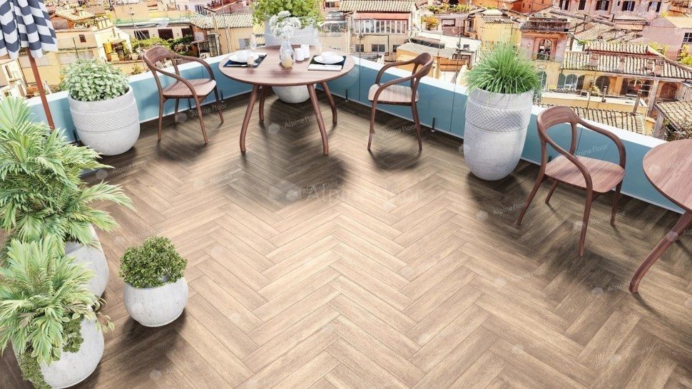 Виниловая плитка "Alpine Floor" Parquet LVT Макадамия (590*118*2,5 мм) — купить в Комсомольске-на-Амуре