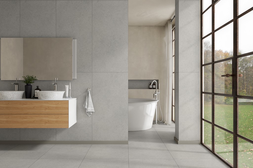 Керамогранит "Ennface" 600*1200 Gravel Smoke Flex Матовый Серый — купить в Комсомольске-на-Амуре