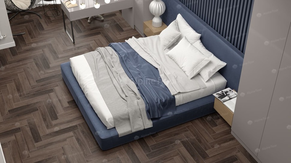 Виниловая плитка "Alpine Floor" Parquet LVT Фафнир (590*118*2,5 мм) — купить в Комсомольске-на-Амуре
