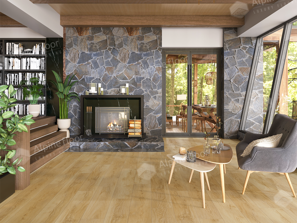 SPC ламинат "Alpine Floor" Жардин (1220*183*4 мм) — купить в Комсомольске-на-Амуре