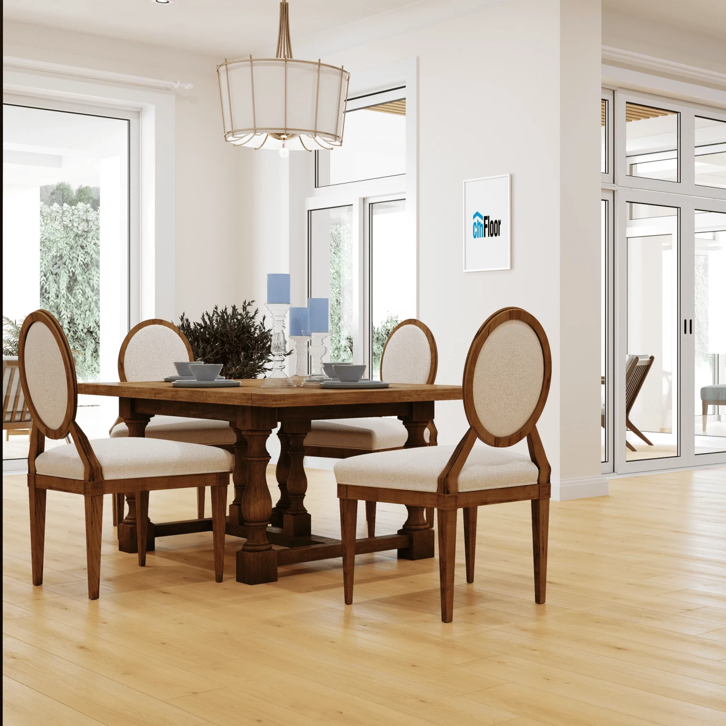 SPC плитка для пола Дуб Орегон (1220*180*4 мм) — купить в Комсомольске-на-Амуре