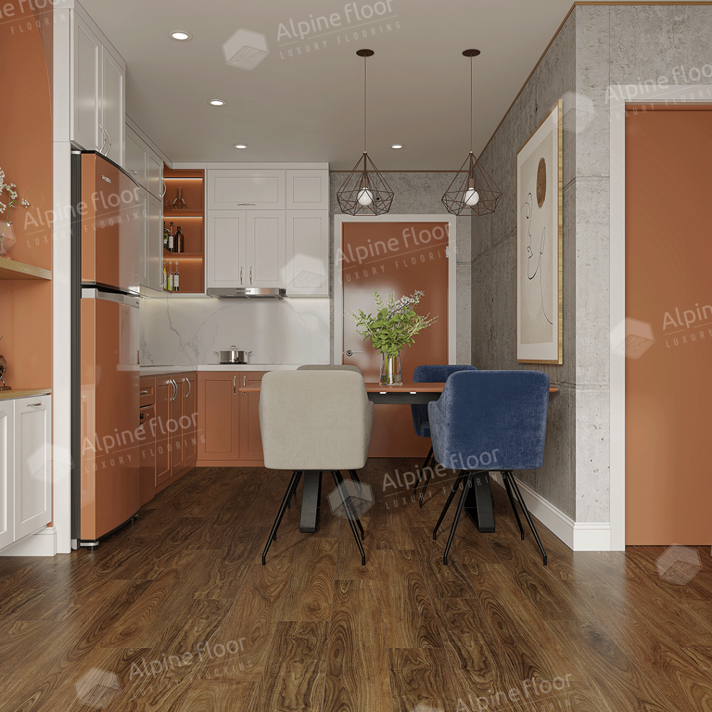 SPC ламинат "Alpine Floor" Орех Ногуэра Классик (1220*183*4 мм) — купить в Комсомольске-на-Амуре