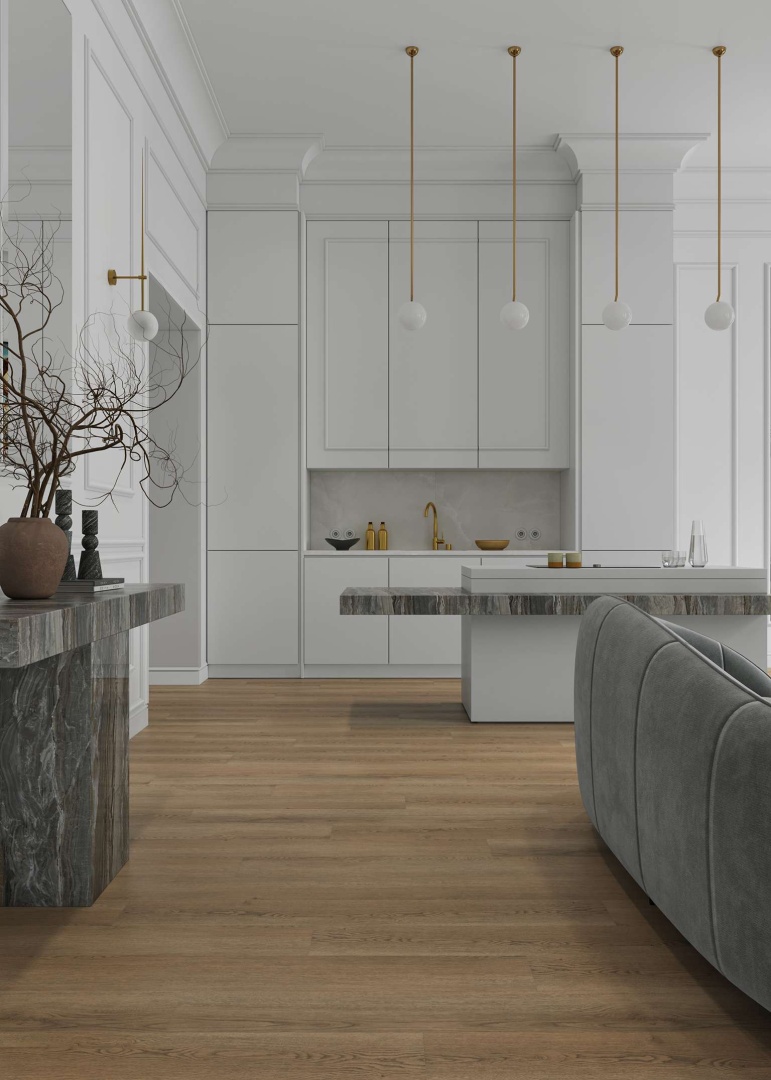 Кварцвиниловая плитка LVT "Alpine Floor" Дуб Фридрих (1219*184*2 мм) — купить в Комсомольске-на-Амуре