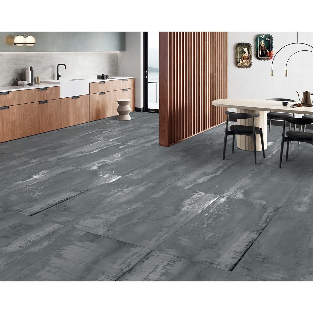 Керамогранит "Ennface" 600*1200 Oxido Grey Carving Carving Серый — купить в Комсомольске-на-Амуре