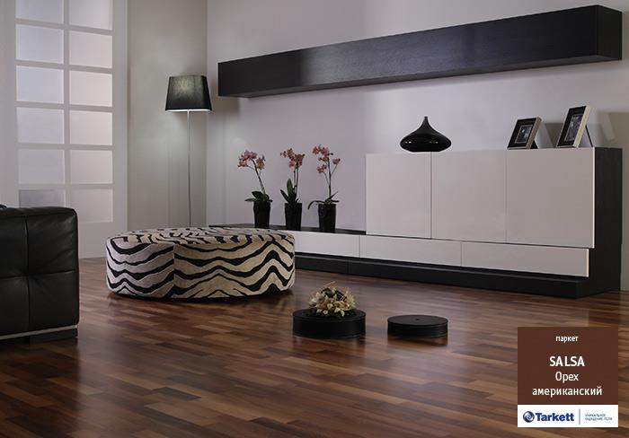 Паркетная доска "Tarkett" Salsa Орех американский (2283*194*14 мм) — купить в Комсомольске-на-Амуре