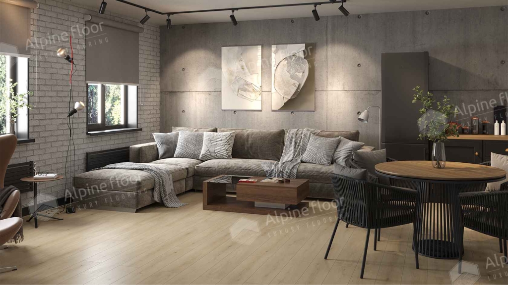 Кварцвиниловая плитка LVT "Alpine Floor" Кипарисовая (1219,2*184,15*2,5 мм) — купить в Комсомольске-на-Амуре