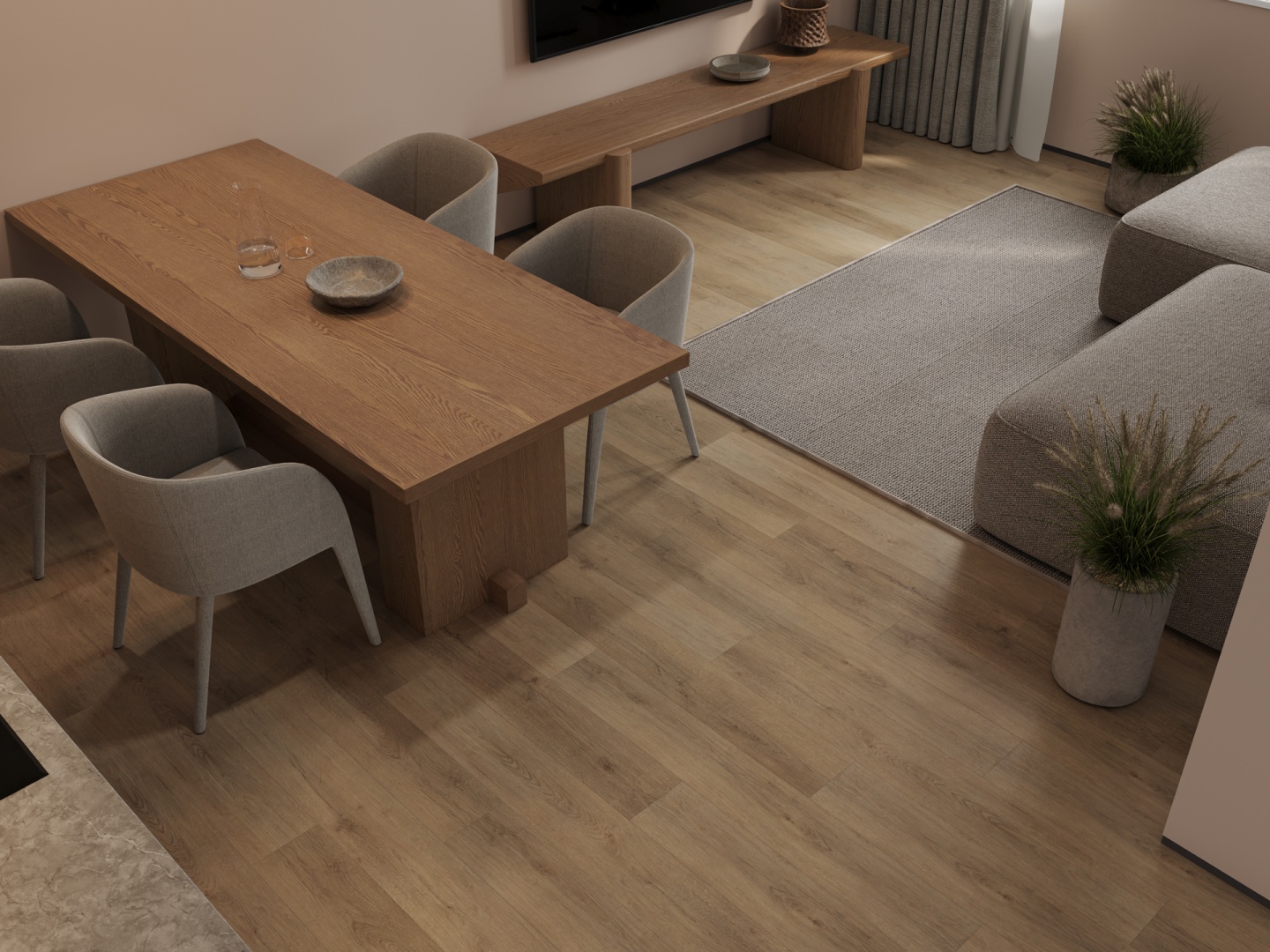 Кварцвиниловая плитка LVT "Alpine Floor" ДУБ РЕЙСДАЛ (1219*184*3 мм) — купить в Комсомольске-на-Амуре