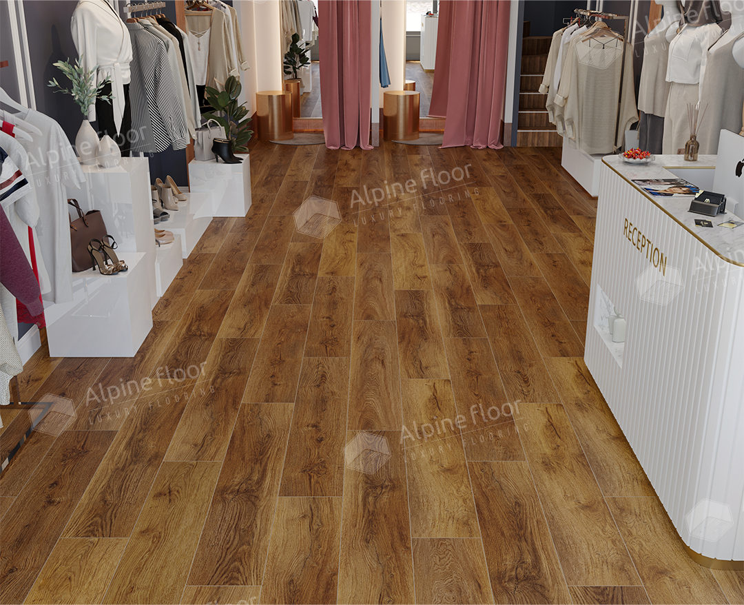 SPC ламинат "Alpine Floor" Ноктюрн (1220*183*4 мм) — купить в Комсомольске-на-Амуре
