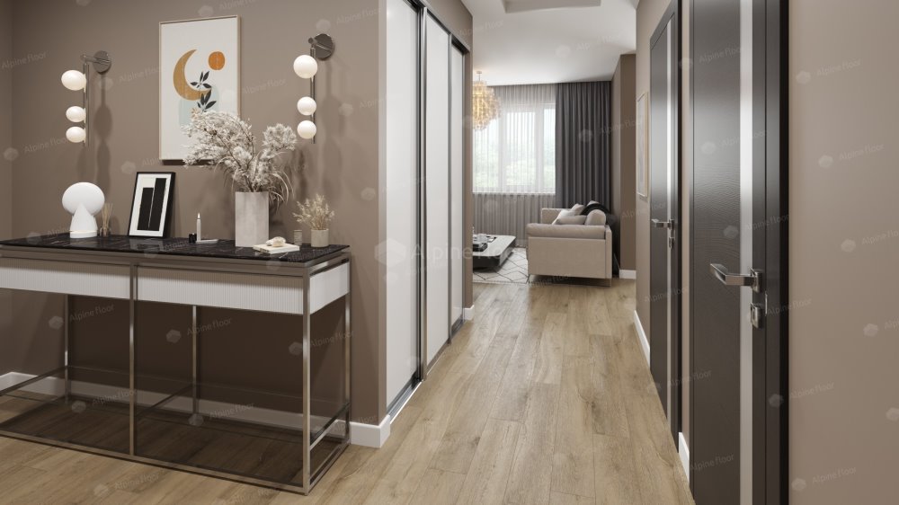 SPC Ламинат "Alpine Floor" Дуб млечный (1524*180*8 мм) — купить в Комсомольске-на-Амуре