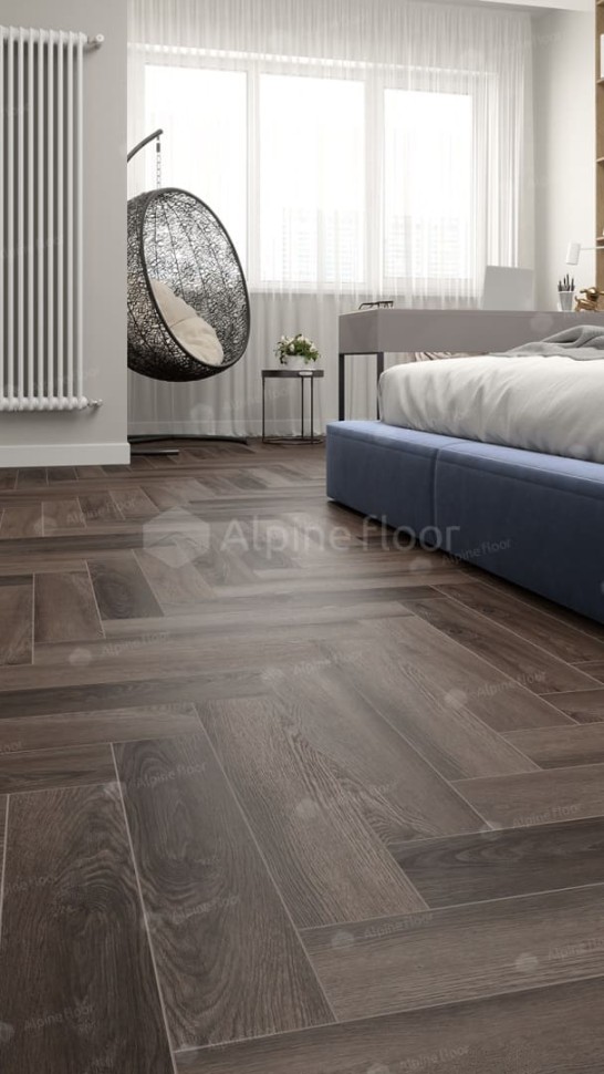 Виниловая плитка "Alpine Floor" Parquet LVT Фафнир (590*118*2,5 мм) — купить в Комсомольске-на-Амуре