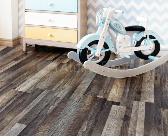 Кварцвиниловая плитка "Alpine Floor" Орех Состаренный (1219*184*3мм) — купить в Комсомольске-на-Амуре