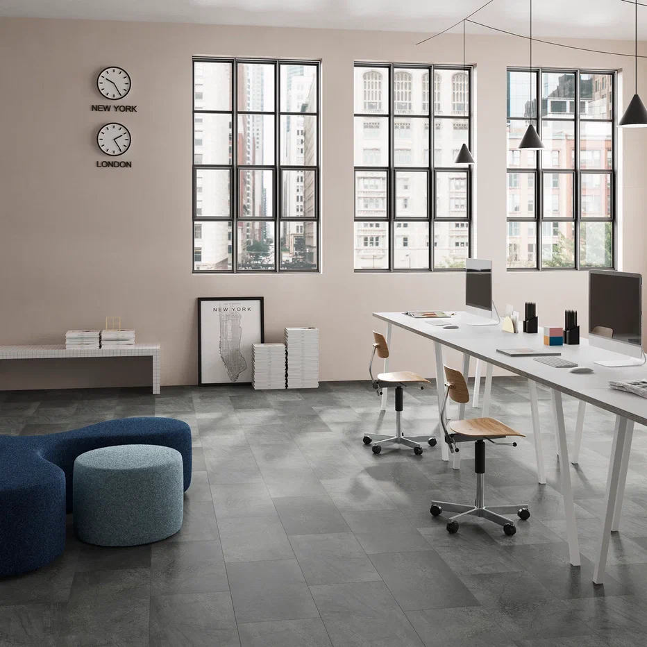 SPC ламинат "Invictus" Groovy Granite Steel (603*298*6мм) — купить в Комсомольске-на-Амуре