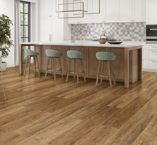 SPC ламинат "CronaFloor" Wood 4V Дуб Робуста (1200*180*4 мм) — купить в Комсомольске-на-Амуре