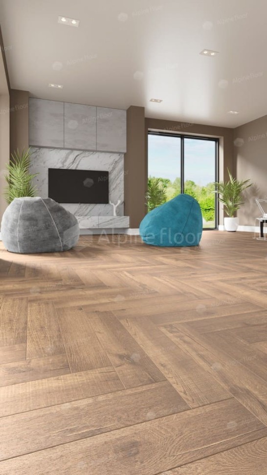 Виниловая плитка "Alpine Floor" Parquet LVT Дуб Royal (590*118*2,5 мм) — купить в Комсомольске-на-Амуре