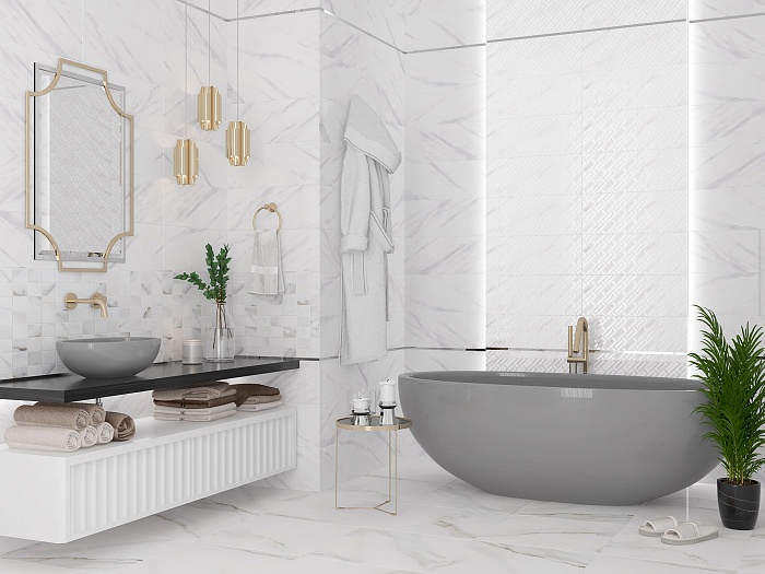 Керамогранит "Azori" Alpi (600*600 мм) Белый — купить в Комсомольске-на-Амуре