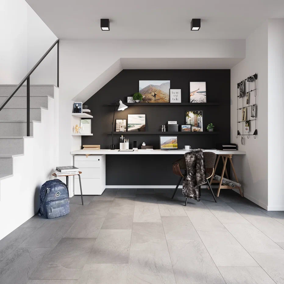 SPC ламинат "Invictus" Groovy Granite Steel (603*298*6мм) — купить в Комсомольске-на-Амуре