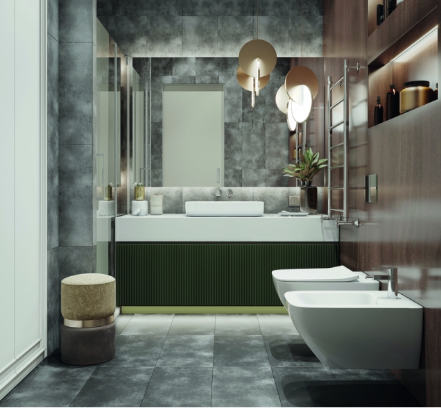 SPC ламинат "CronaFloor" Stone 4V Торнадо Серый (600*300*4 мм) — купить в Комсомольске-на-Амуре