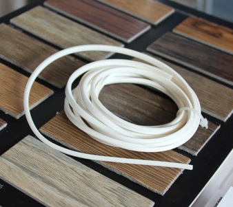 Декоративная вставка для ПВХ плитки коричневая