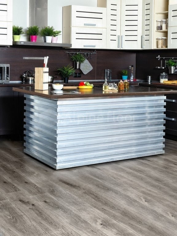 Кварцвиниловая плитка "Alpine Floor" Дуб Дымчатый (1219*184*3мм) — купить в Комсомольске-на-Амуре