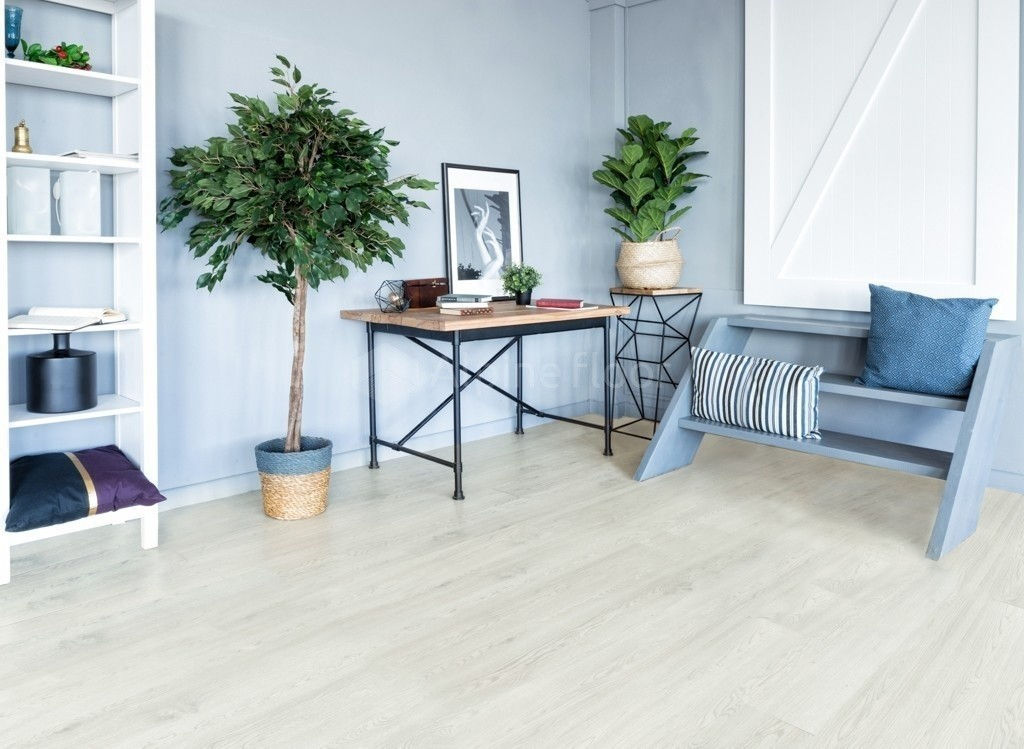 Кварцвиниловая плитка "Alpine Floor" Дуб Светлый  (1219*184*2мм) — купить в Комсомольске-на-Амуре