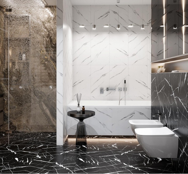 SPC ламинат "CronaFloor" Stone 4V Ноче (600*300*4 мм) — купить в Комсомольске-на-Амуре