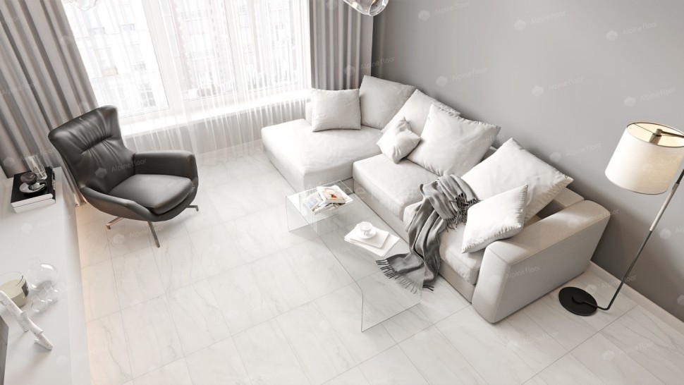 Виниловая плитка "Alpine Floor" Light Stone Брайс (608*303*2,5 мм) — купить в Комсомольске-на-Амуре