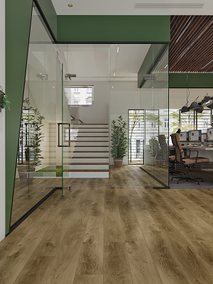 Кварцвиниловая плитка LVT "Alpine Floor" Дуб Натуральный Отбеленный (1227*187*5 мм) — купить в Комсомольске-на-Амуре