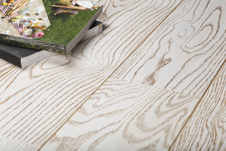 Паркетная доска "Sommer" Malmo Дуб White (1000*164*13,2 мм) — купить в Комсомольске-на-Амуре