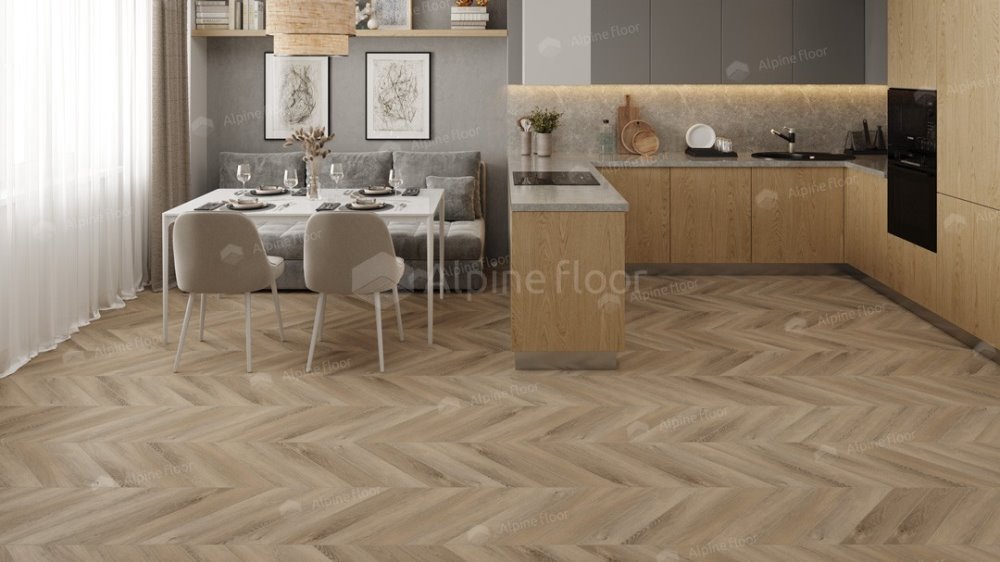 LVT плитка "Alpine Floor" Дуб Синистра (555*127*2,5 мм) — купить в Комсомольске-на-Амуре
