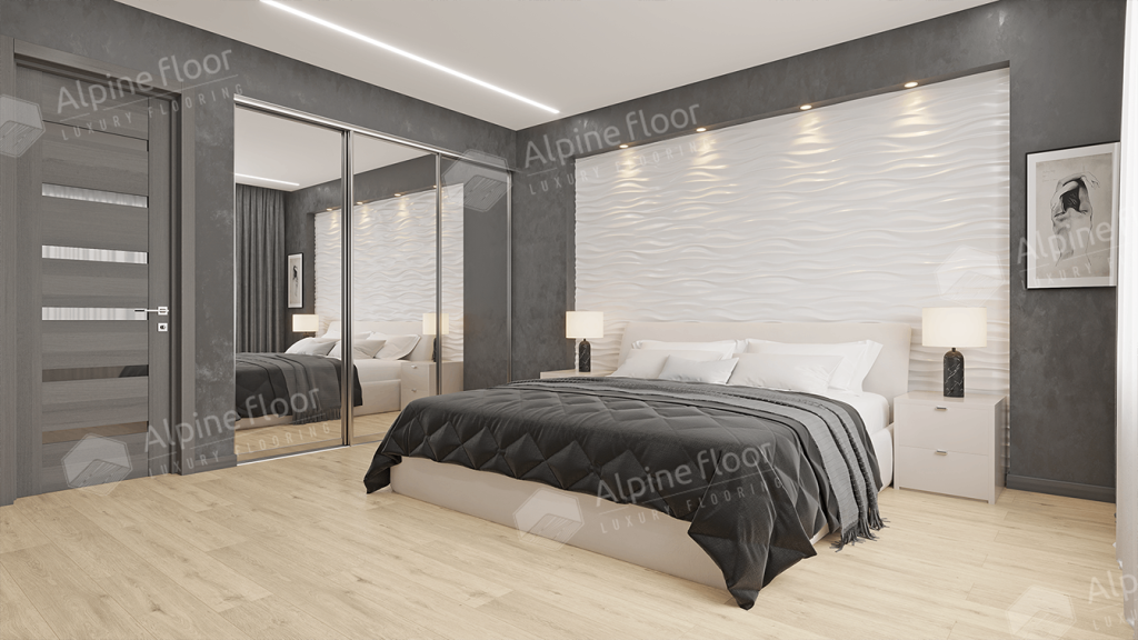 Кварцвиниловая плитка LVT "Alpine Floor" Дуб Ваниль (1227*187*5 мм) — купить в Комсомольске-на-Амуре