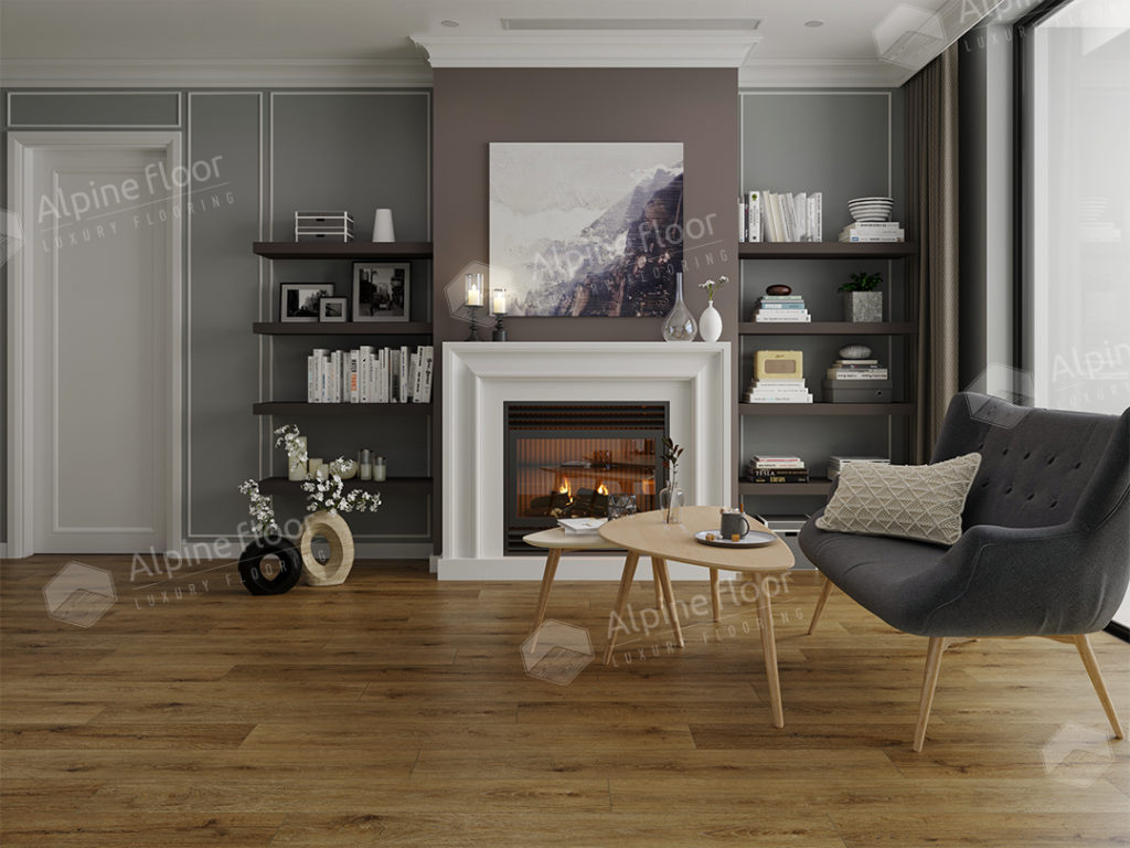 SPC ламинат "Alpine Floor" Энигма (1220*183*4 мм) — купить в Комсомольске-на-Амуре
