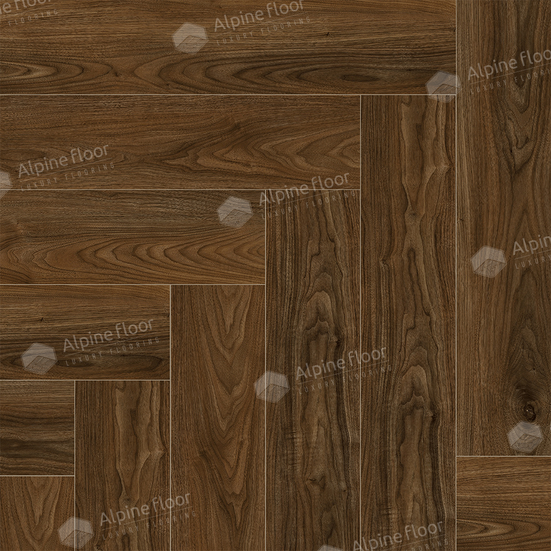 SPC ламинат "Alpine Floor" Орех Кенари (600*125*4 мм) — купить в Комсомольске-на-Амуре