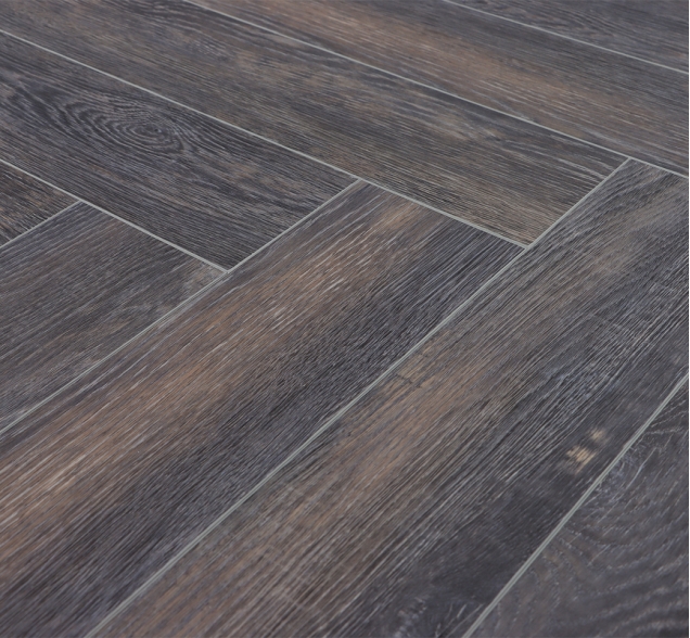 Виниловый ламинат SPC "Cronafloor" Herringbone Дуб Бордо (640*128*4,5 мм) — купить в Комсомольске-на-Амуре