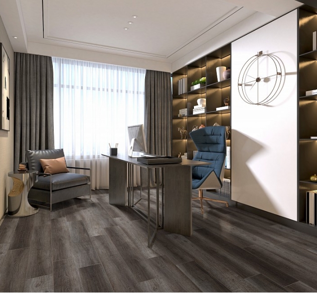 SPC ламинат "CronaFloor" Wood 4V Дуб Джакарта (1200*180*4 мм) — купить в Комсомольске-на-Амуре