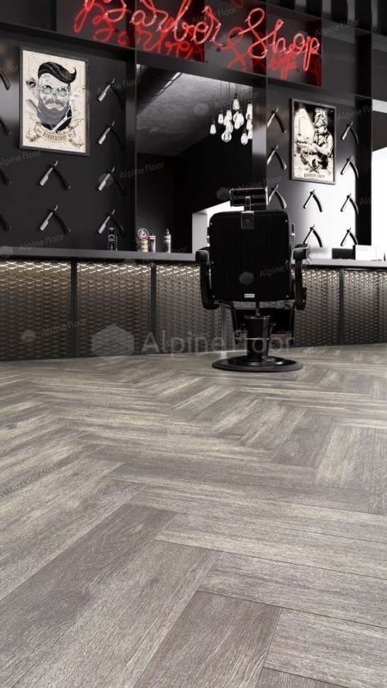 Виниловая плитка "Alpine Floor" Parquet LVT Венге Грей (590*118*2,5 мм) — купить в Комсомольске-на-Амуре