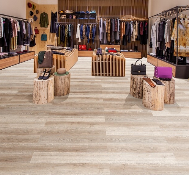 SPC ламинат "CronaFloor" Nano 4V Дуб Светлый (1200*180*3,5 мм) — купить в Комсомольске-на-Амуре