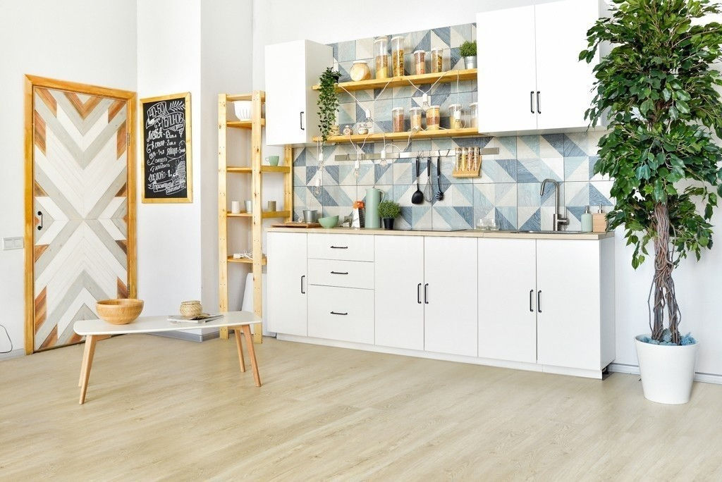 Замковая ПВХ плитка Секвойя Медовая  (1219*184*3,2мм) — купить в Комсомольске-на-Амуре