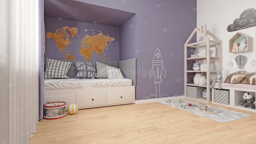 Виниловый ламинат "Alpine Floor" Classic Light MC Дуб Ваниль Селект (1220*183*3,5 мм) — купить в Комсомольске-на-Амуре