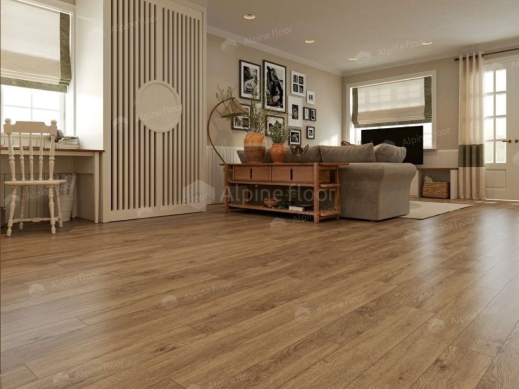 SPC Ламинат "Alpine Floor" Grand Sequoia Village Макадамия (1220*125*4 мм) — купить в Комсомольске-на-Амуре