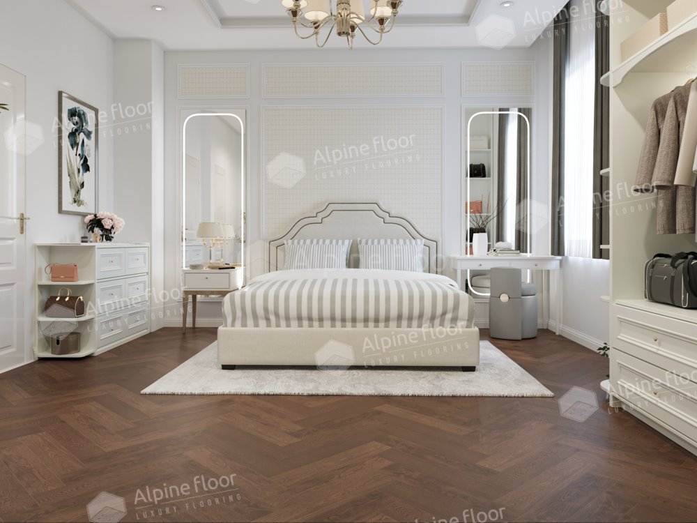 Инженерная доска "Alpine Floor" Дуб Браун (600*120*12 мм) — купить в Комсомольске-на-Амуре