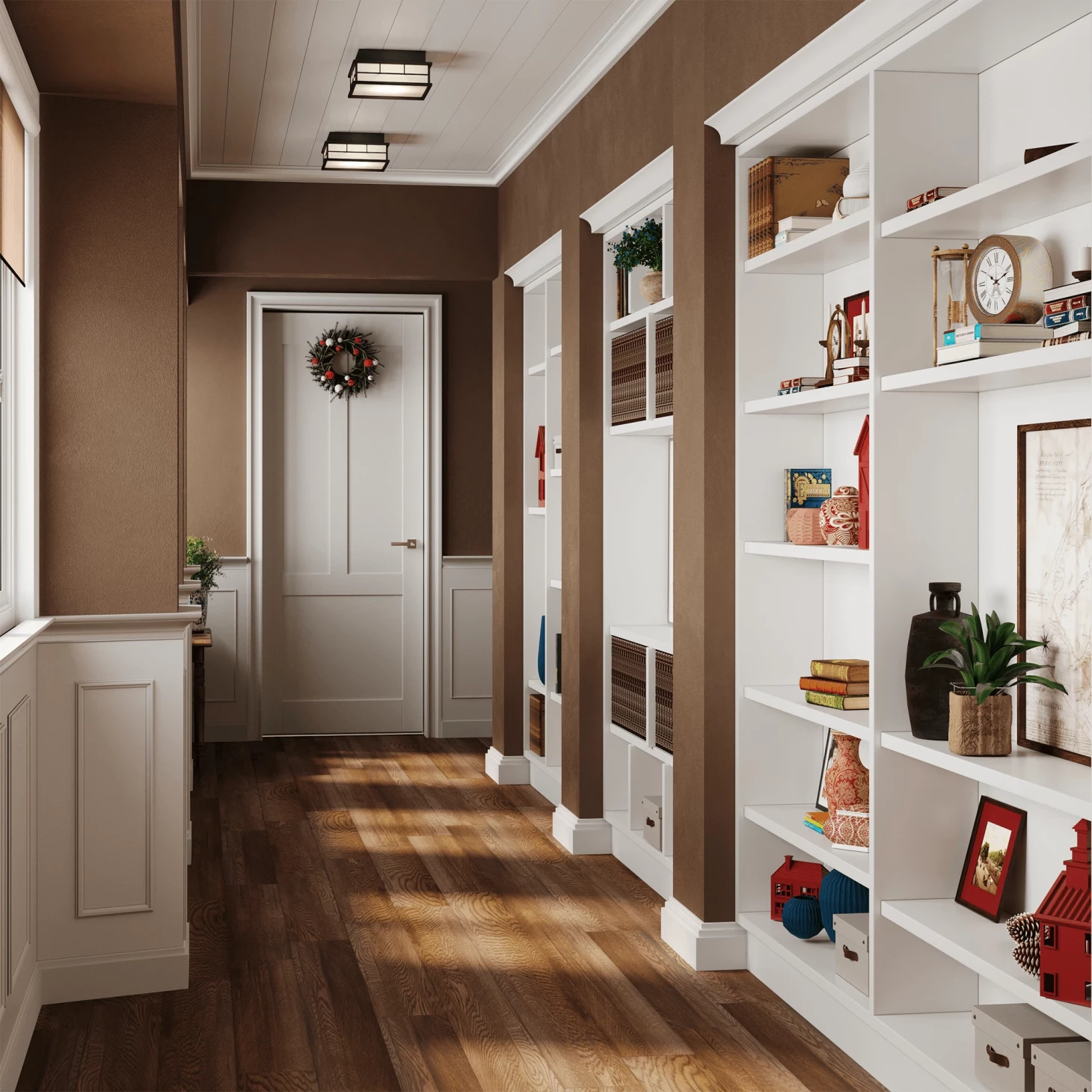 SPC плитка для пола Орех (1220*180*4 мм) — купить в Комсомольске-на-Амуре