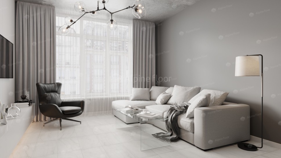 Виниловая плитка "Alpine Floor" Light Stone Брайс (608*303*2,5 мм) — купить в Комсомольске-на-Амуре