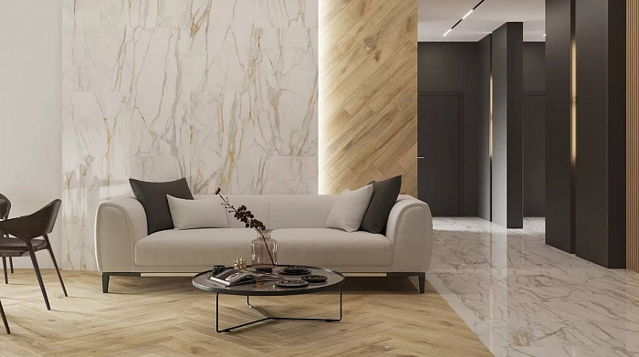 Керамогранит "Estima" Supreme Ferrum (1200*600 мм) Белый — купить в Комсомольске-на-Амуре