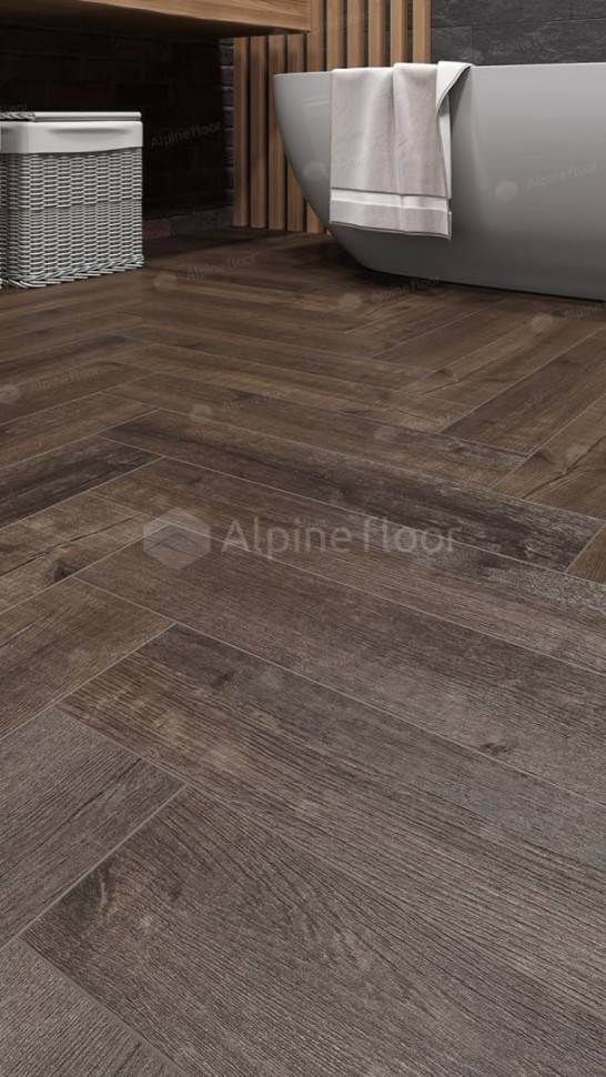 Виниловая плитка "Alpine Floor" Parquet LVT Дуб Альферац (590*118*2,5 мм) — купить в Комсомольске-на-Амуре