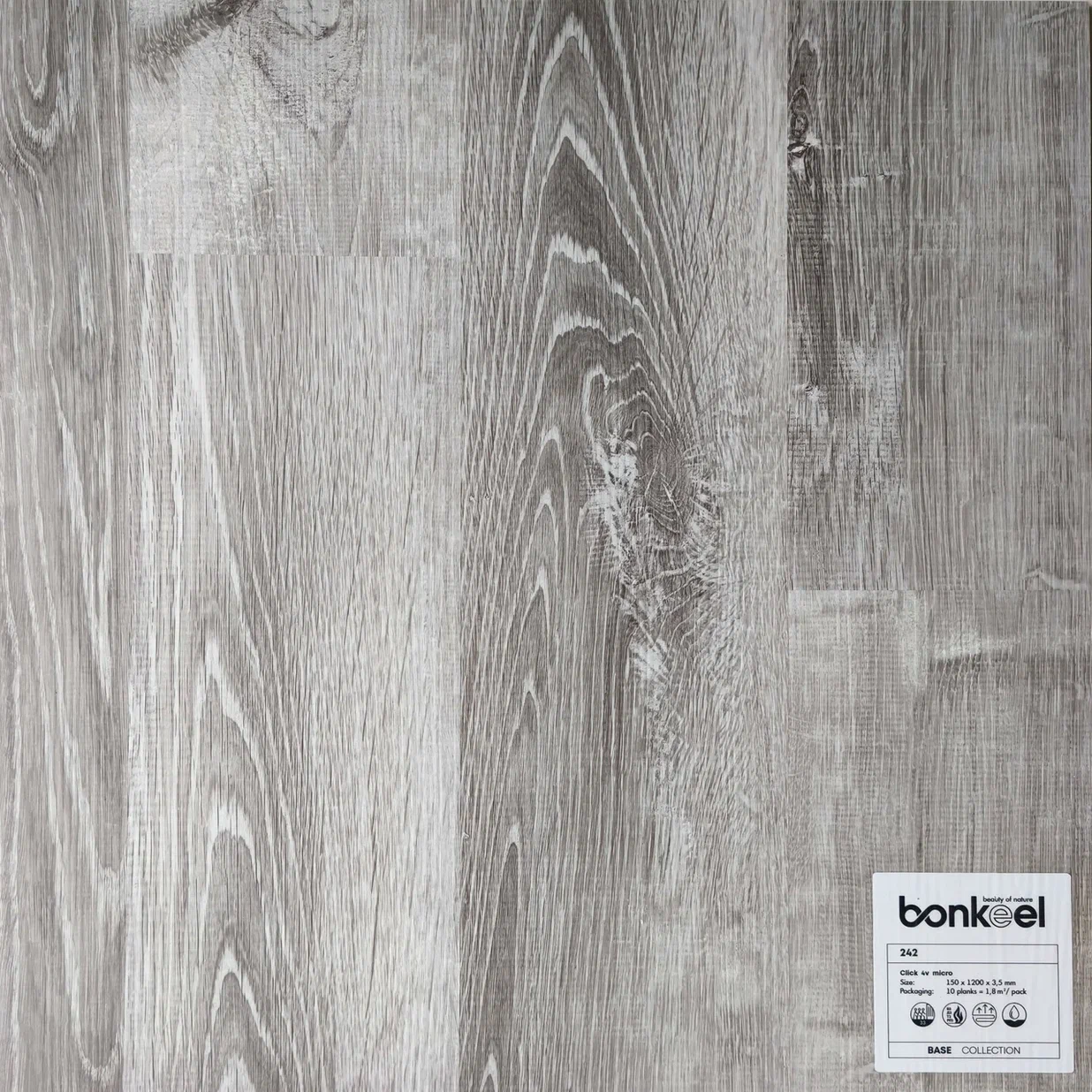 Плитка ПВХ "Bonkeel" Base New 242 (1220*150*3,5 мм) — купить в Комсомольске-на-Амуре