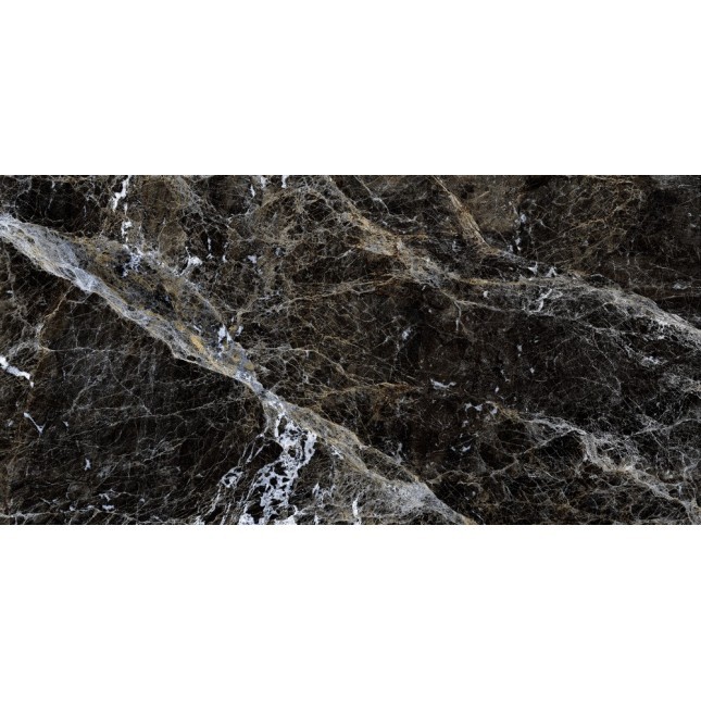 Керамогранит "Gresse" 600*1200 Simbel Carbon Чёрно-белый Мрамор — купить в Комсомольске-на-Амуре