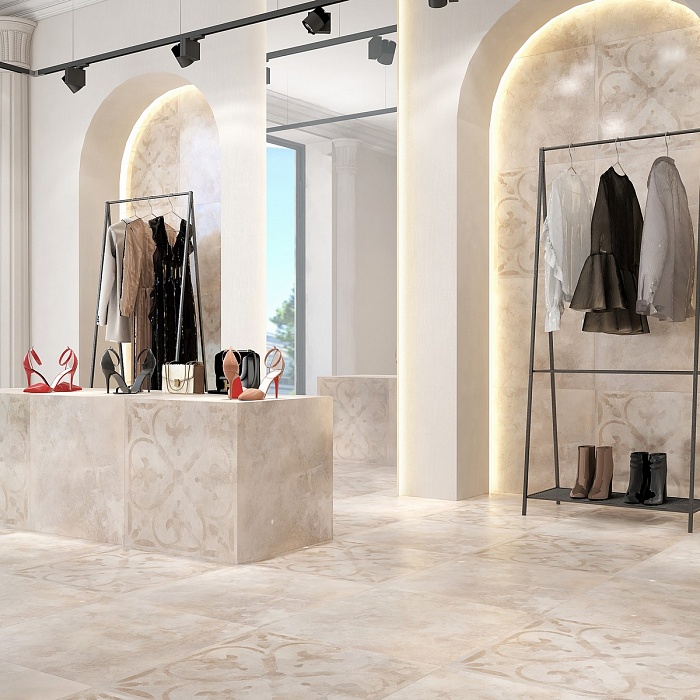 Керамогранит "Keramin" Турин (600*600 мм) Серый 1 — купить в Комсомольске-на-Амуре