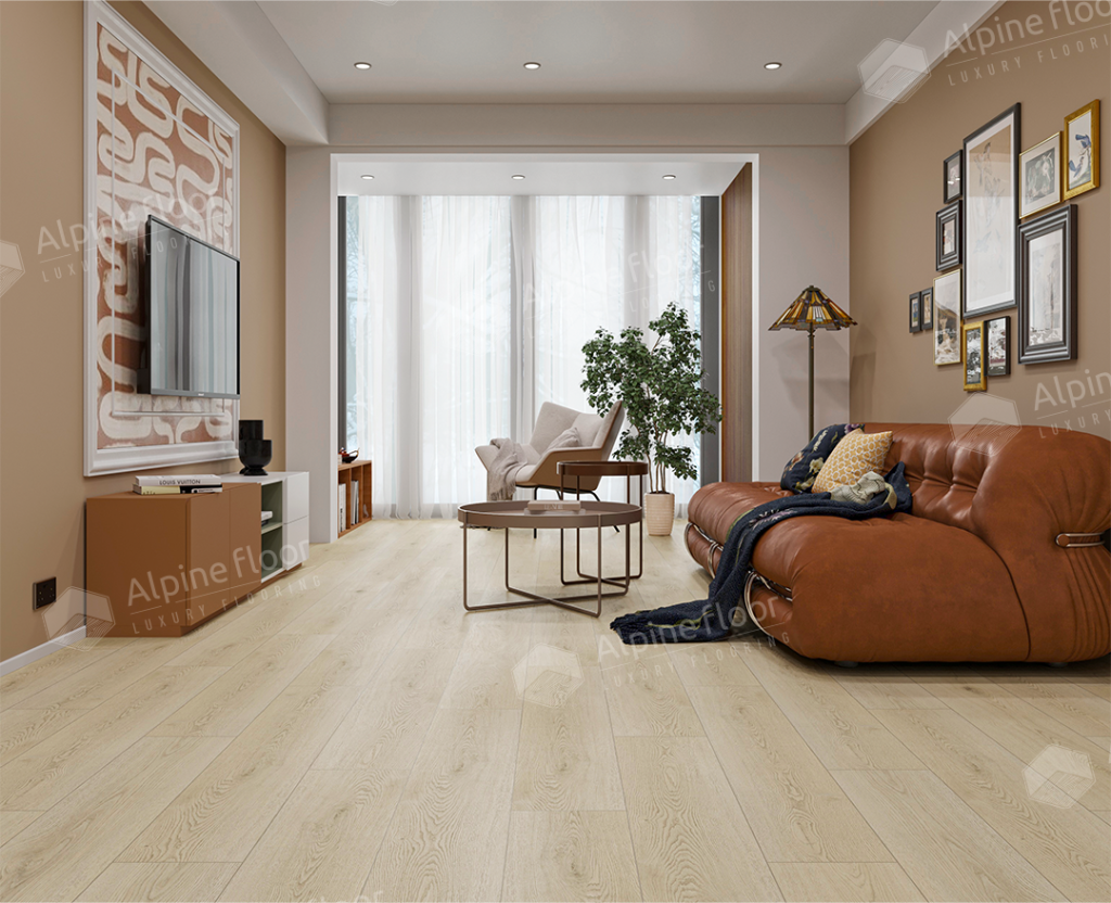 SPC ламинат "Alpine Floor" Лунар (1220*228*4 мм) — купить в Комсомольске-на-Амуре