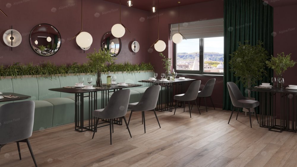 SPC Ламинат "Alpine Floor" Дуб персиковый (1220*183*8 мм) — купить в Комсомольске-на-Амуре