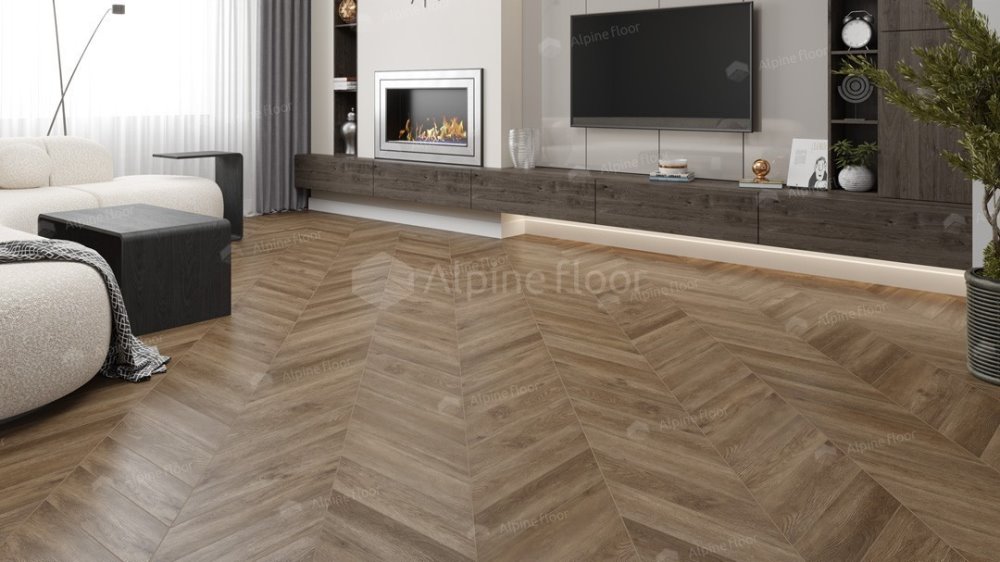 LVT плитка "Alpine Floor" Макадамия (555*127*2,5 мм) — купить в Комсомольске-на-Амуре